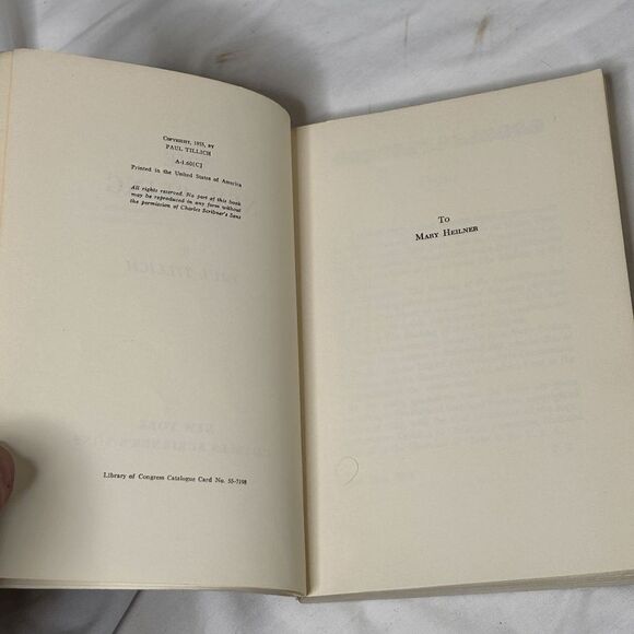 The New Being by Paul Tillich (1955, Charles Scribner's Sons New York) - Picture 6 of 6